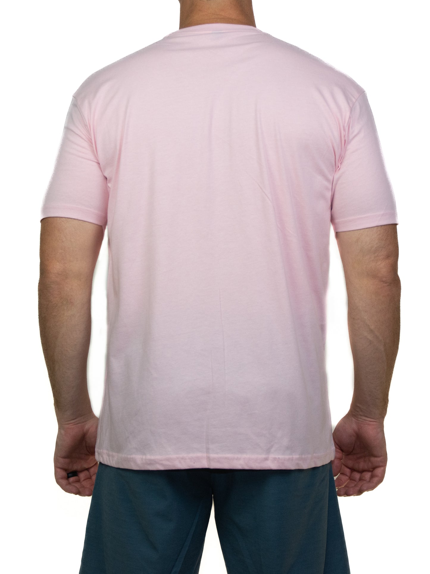 Crew T - Logo - Pink/Light Blue
