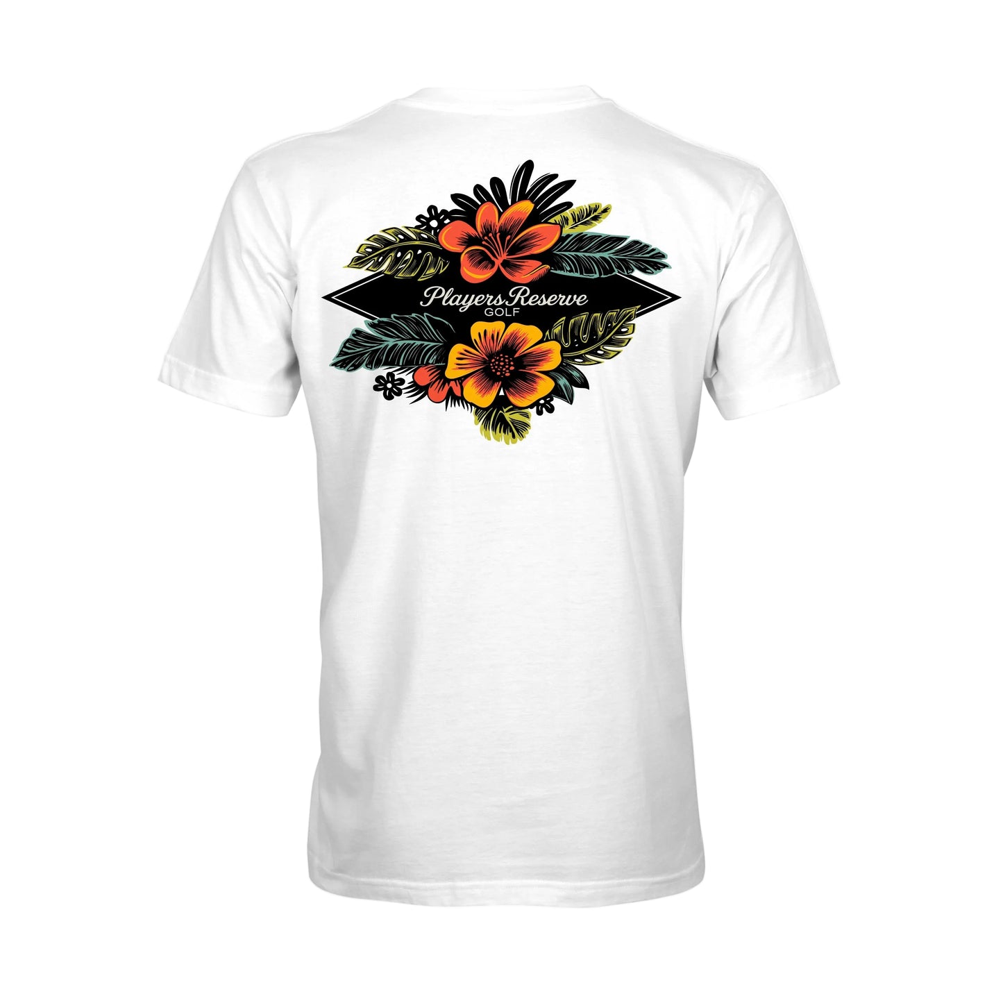 Floral T - White