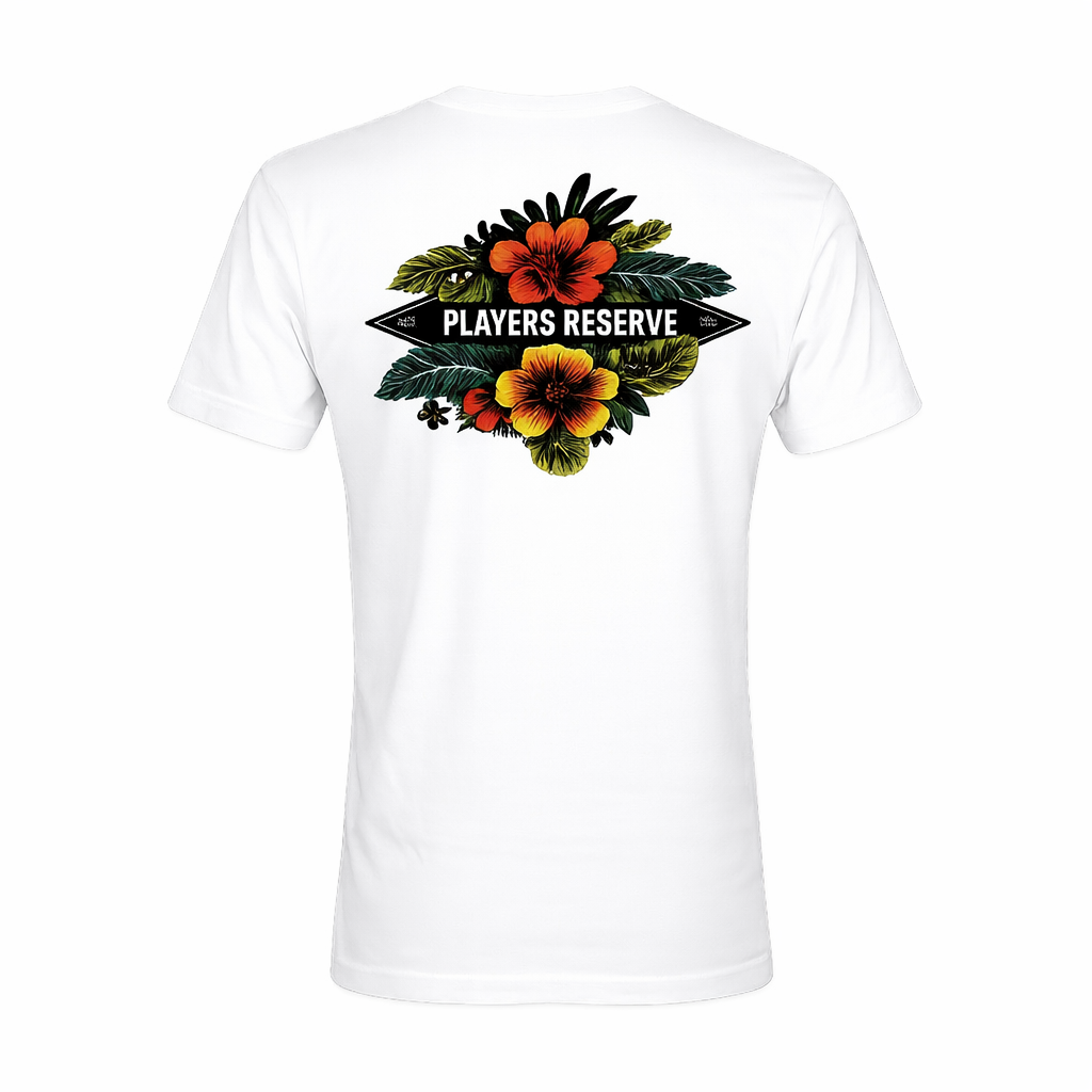 Floral T - White