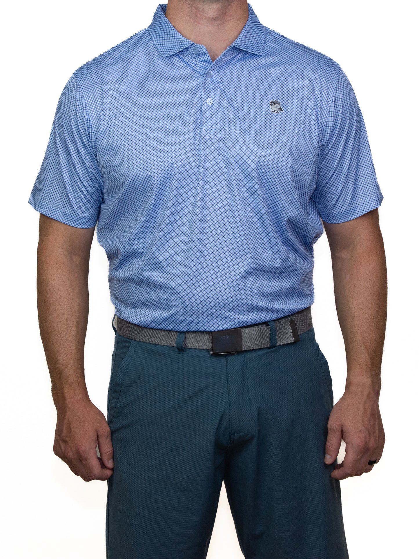 Birdman Polo - Blue Plaid