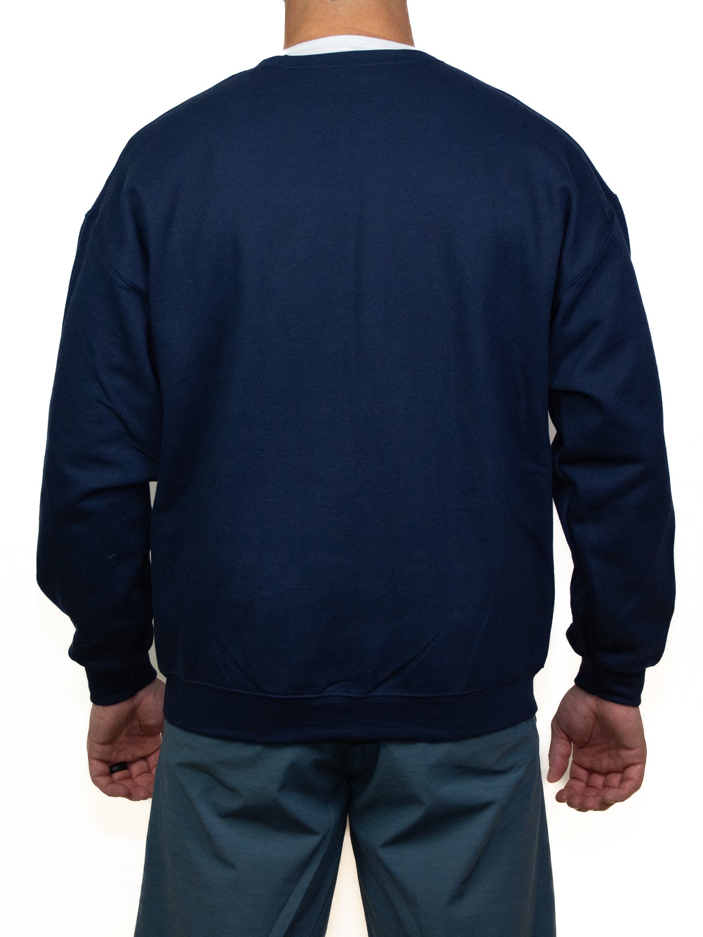 Crewneck - Script - Navy