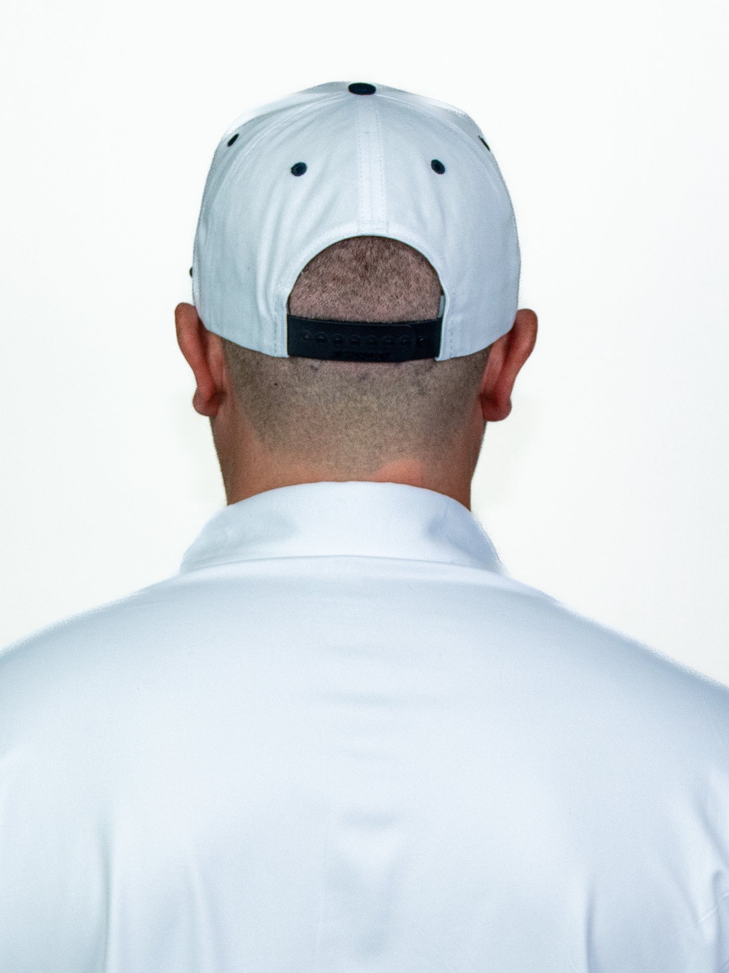 Logo Hat - Two Tone - White/Navy/Pink