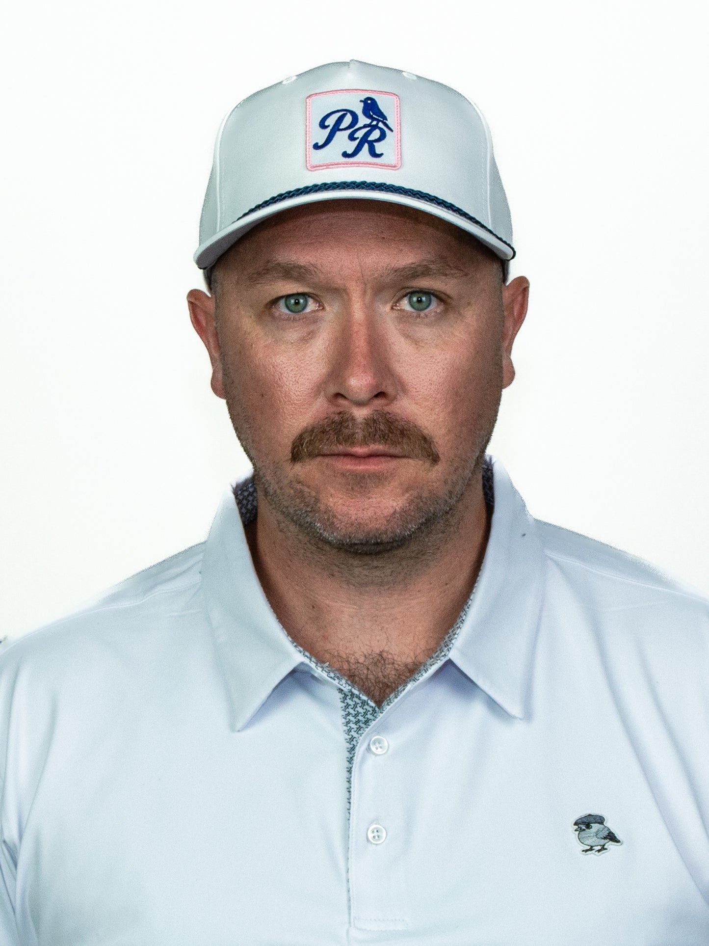 Logo Rope Hat - White/Navy/Pink