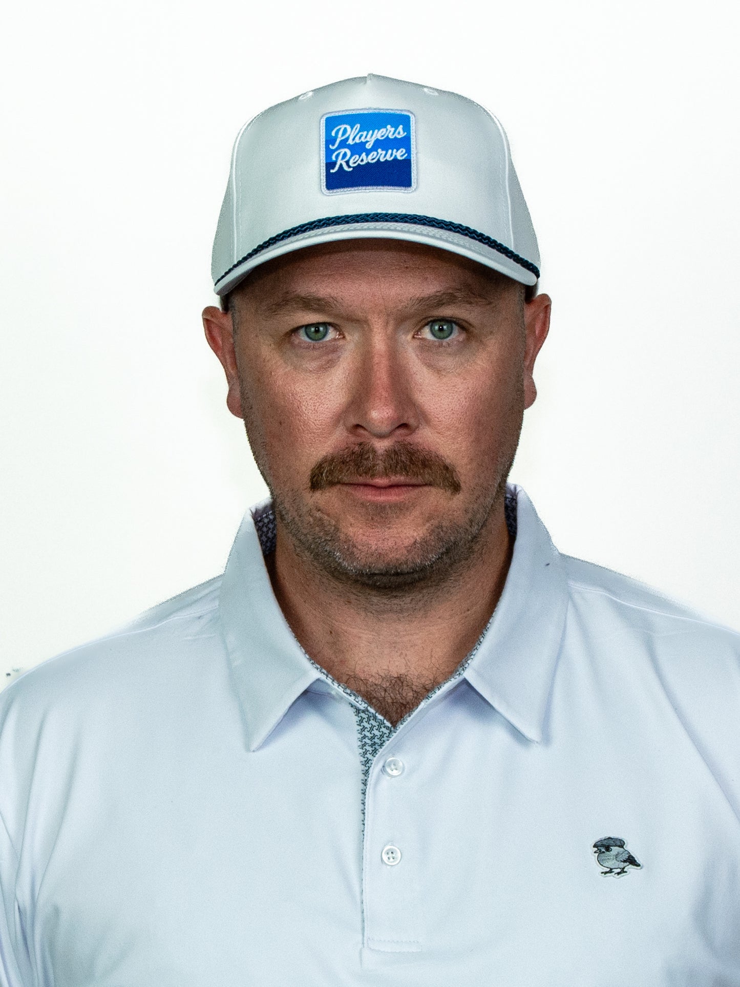 Script Rope Hat - White/Blue