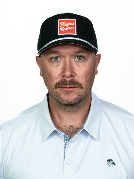 Script Rope Hat - Black/Orange