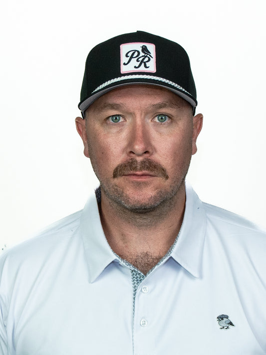 Logo Rope Hat - Black/White/Pink